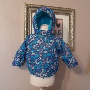 Columbia Floral Print Hooded Jacket